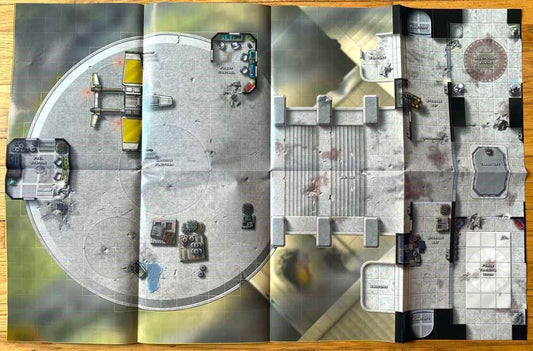 Wizards of the Coast STAR WARS MINIATURES poster LEGACY OF THE FORCE game board