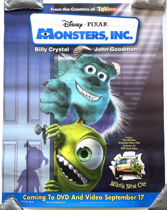 John Goodman MONSTERS INC Billy Crystal original home video poster