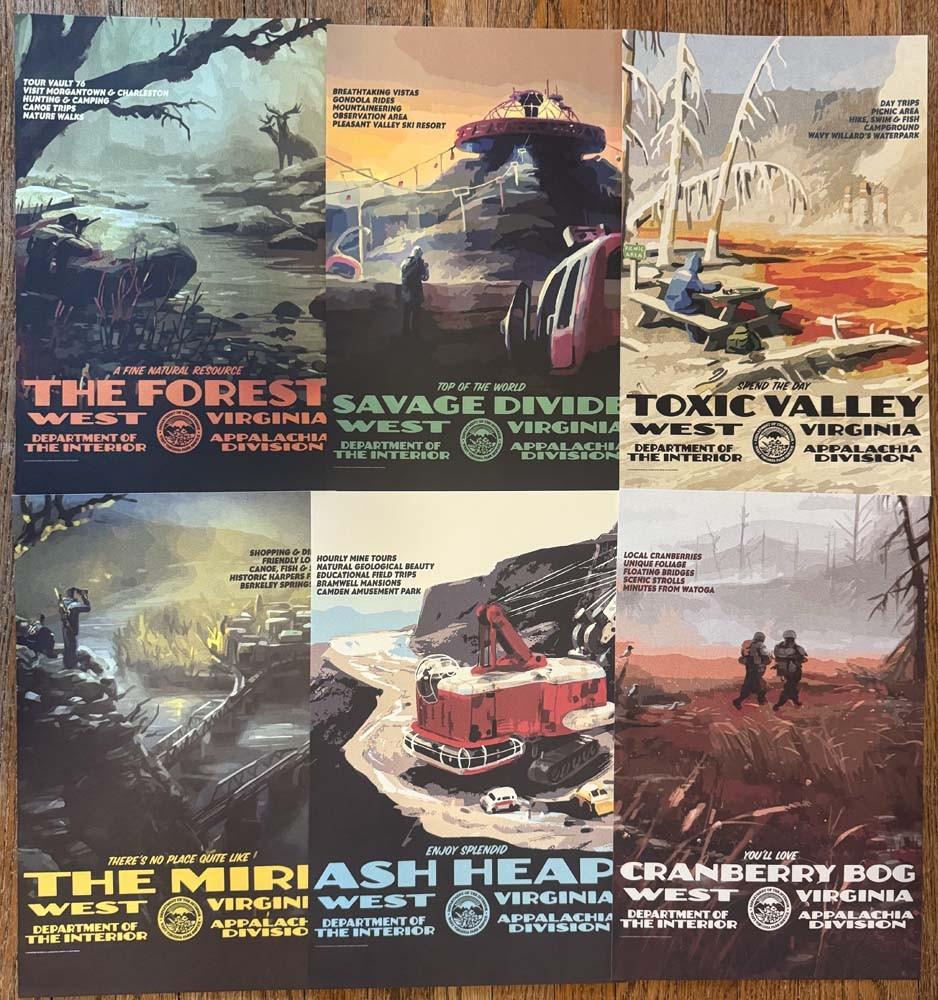 Bethesda Softworks FALLOUT 4 red rocket video game poster 11x17