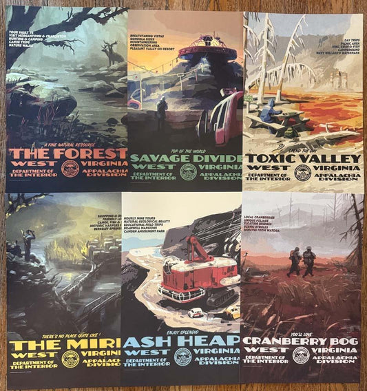 Bethesda Softworks FALLOUT 4 red rocket video game poster 11x17