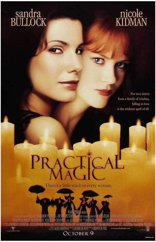 Nicole Kidman PRACTICAL MAGIC Sandra Bullock movie poster 11x17