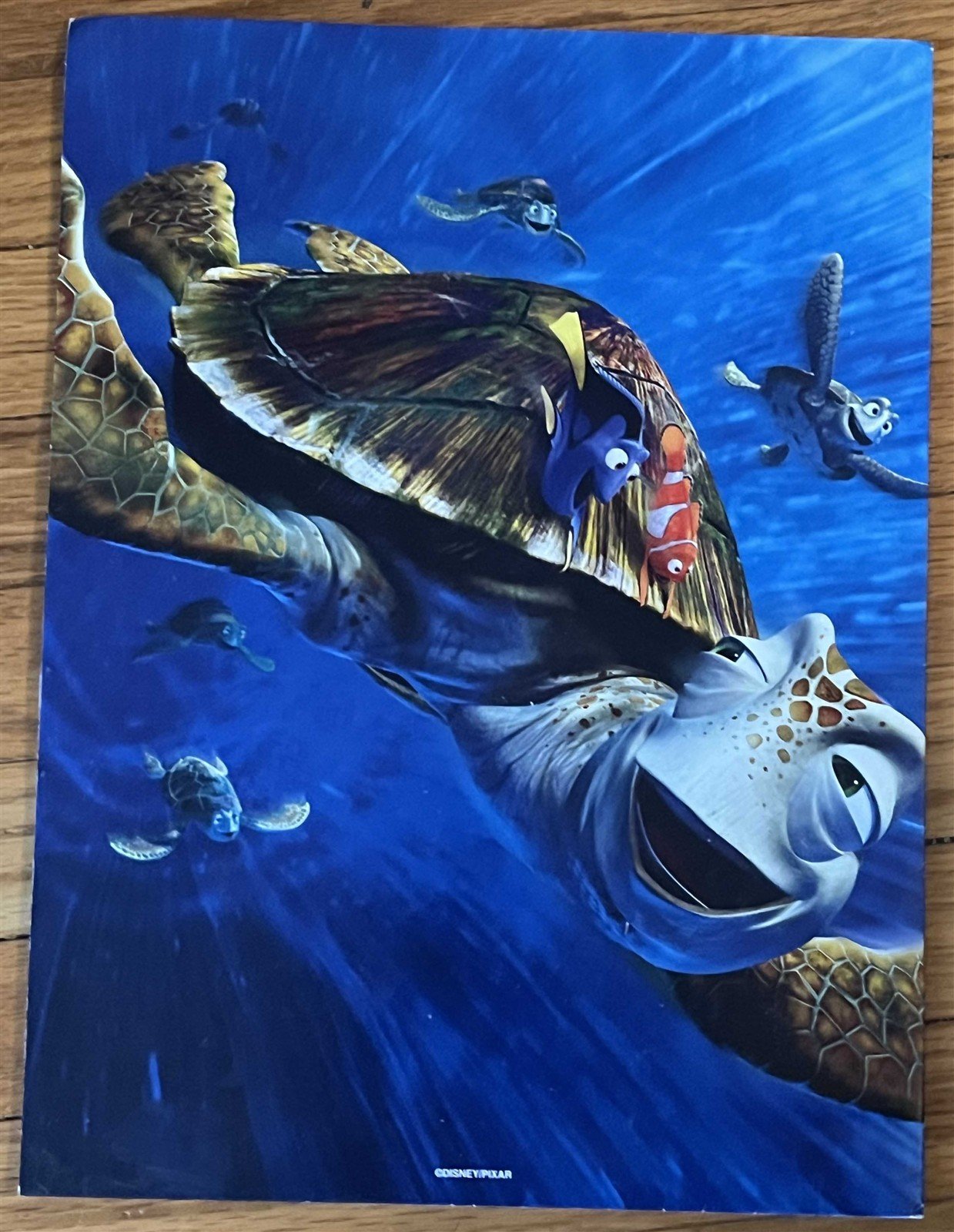 Pixar Disney FINDING NEMO original media CD press kit with 4 color stills