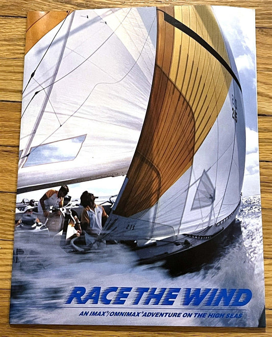 Imax RACE THE WIND media press kit with slides & photos