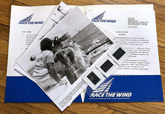 Imax RACE THE WIND media press kit with slides & photos