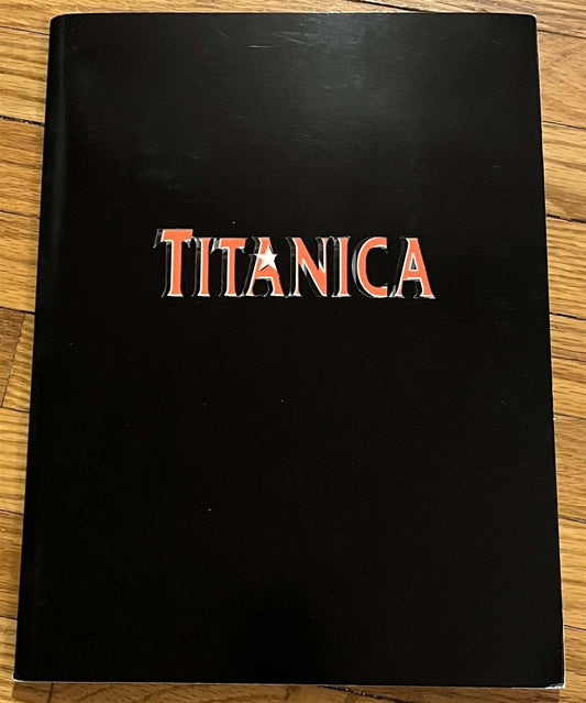Leonard Nimoy Imax's TITANICA media press kit with slides & photo
