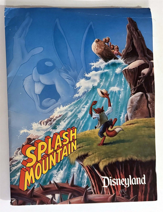 Disney SPLASH MOUNTAIN media press kit with 8x10 photos 1988