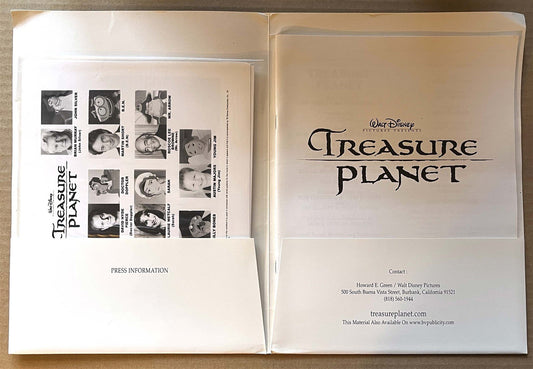 Disney Joseph Gordon-Levitt TREASURE PLANET original press kit