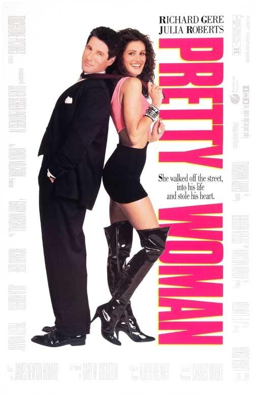 Julia Roberts PRETTY WOMAN Richard Gere movie poster 11x17