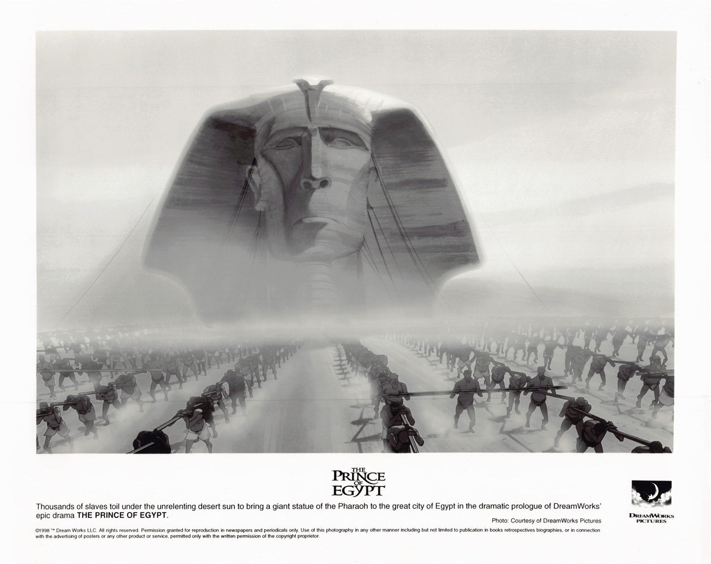 Patrick Stewart PRINCE OF EGYPT Kilmer original 10x8 advance press photo 1998