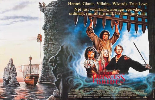 Cary Elwes THE PRINCESS BRIDE Robin Wright cast movie poster 17x11