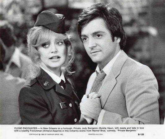 PRIVATE BENJAMIN Goldie Hawn Armand Assante original press photo 1980