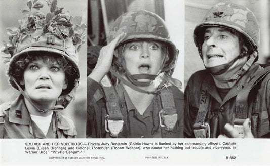 Goldie Hawn PRIVATE BENJAMIN Eileen Brennan original press photo 1980