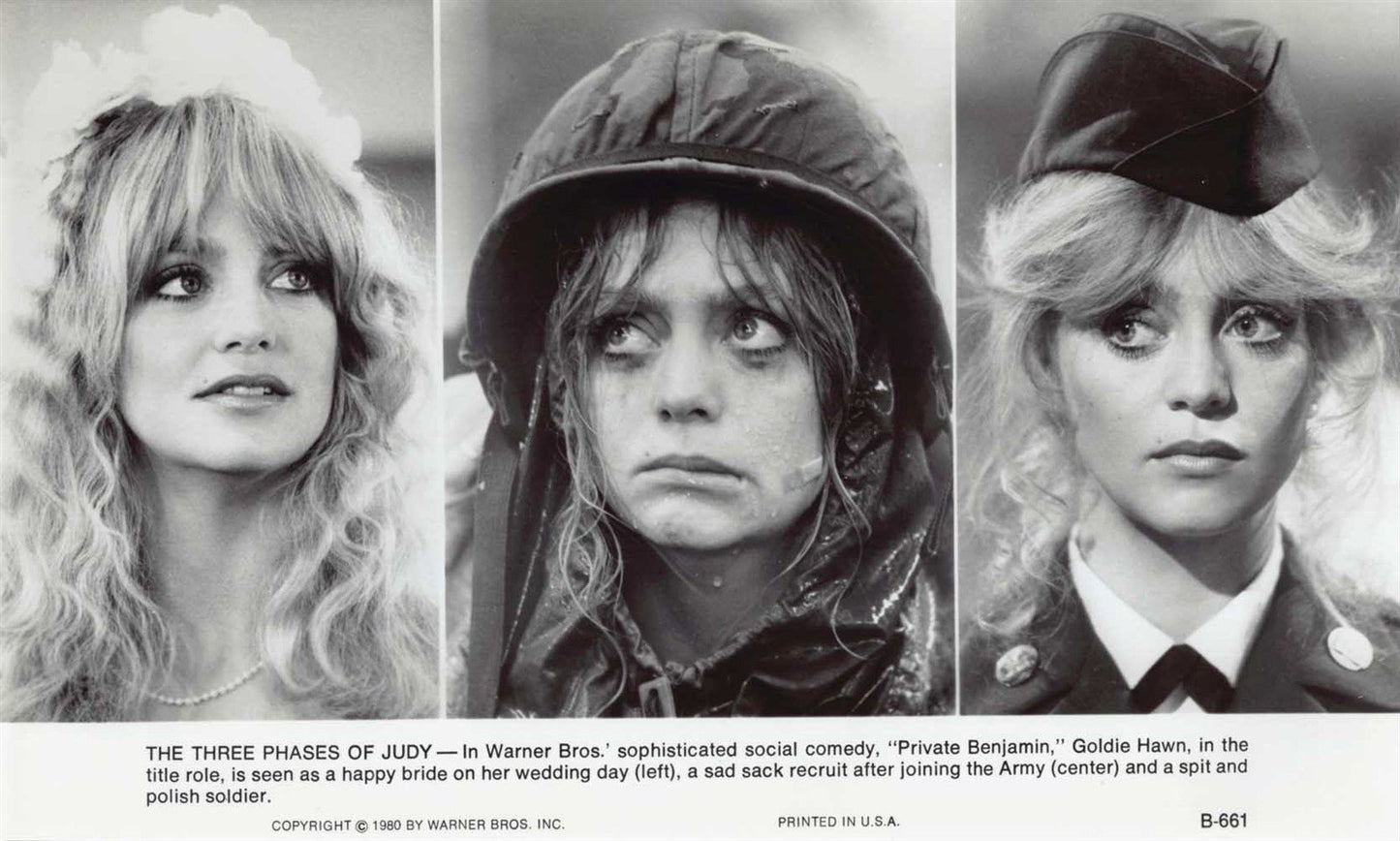 Goldie Hawn PRIVATE BENJAMIN original press photo 1980