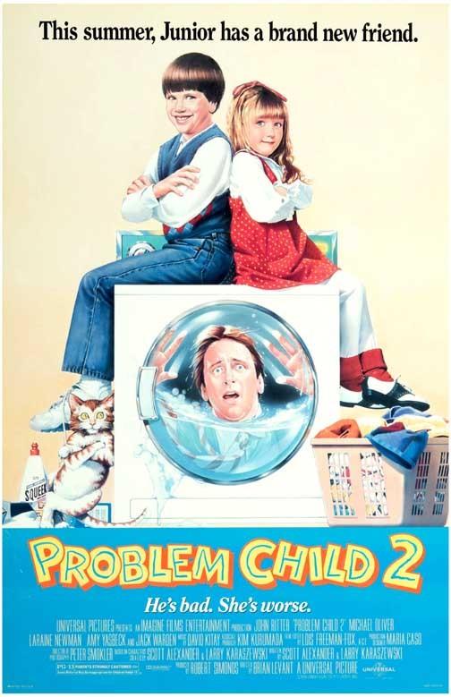 John Ritter PROBLEM CHILD 2 Laraine Newman movie poster 11x17