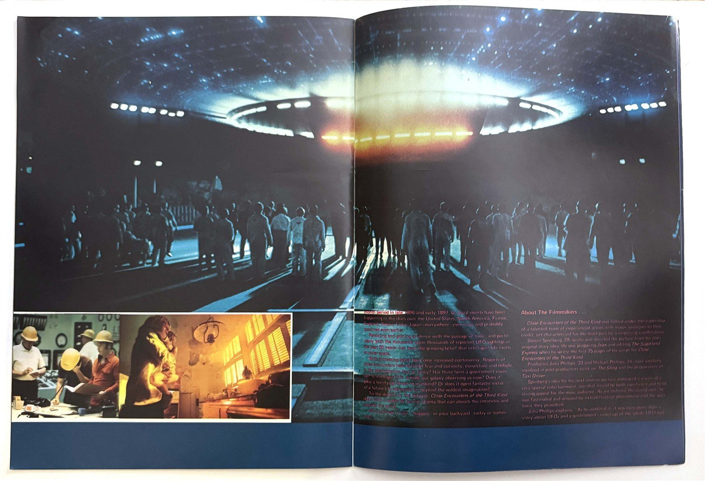 Steven Spielberg CLOSE ENCOUNTERS OF THE THIRD KIND color program book 1977