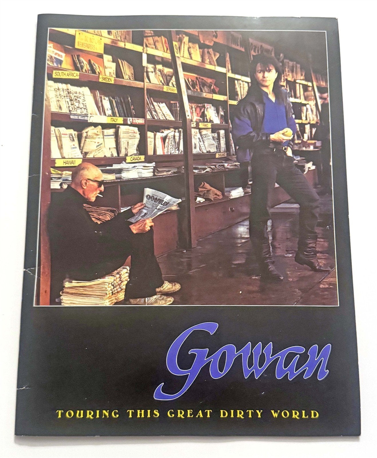 🎵 GOWAN Touring This Great Dirty World Concert Program Tour Book 🎵