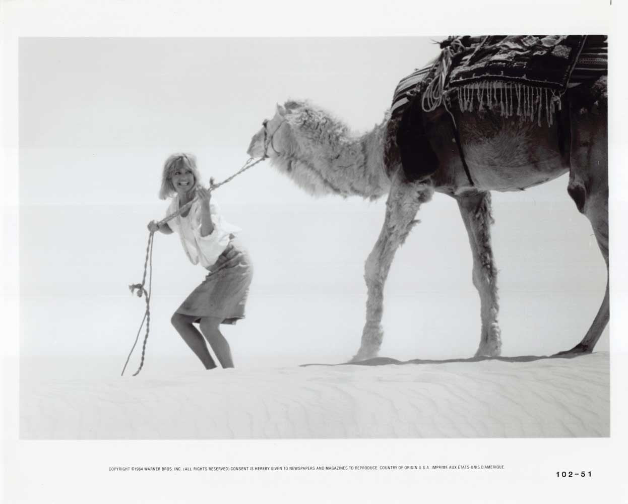 Goldie Hawn PROTOCOL camel original studio 10x8 press photo 1984