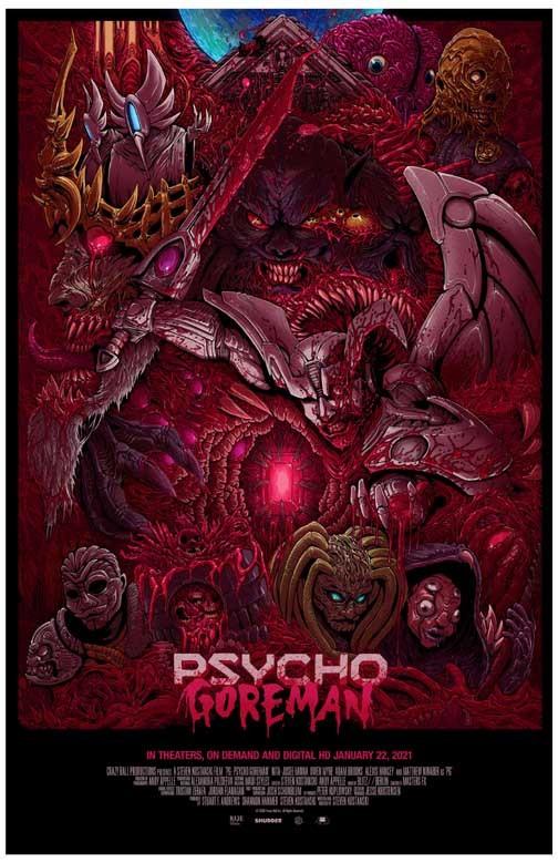 PSYCHO GOREMAN movie poster 11x17