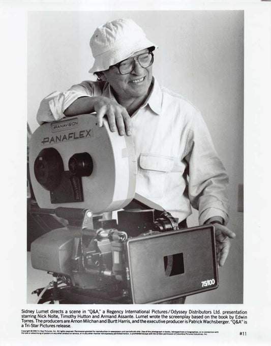 Sidney Lumet Q&A original 8x10 press photo 1990
