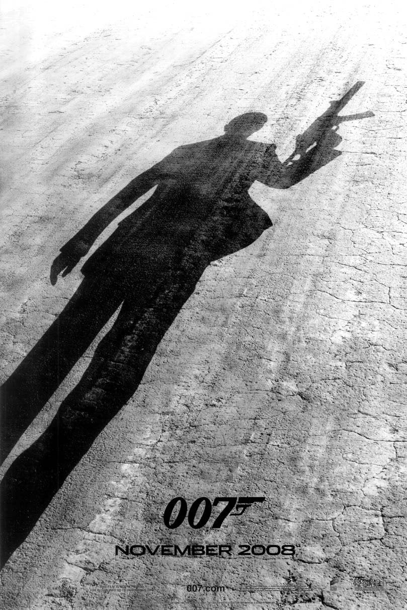 Daniel Craig QUANTUM OF SOLACE 007 original studio advance movie poster 11x17