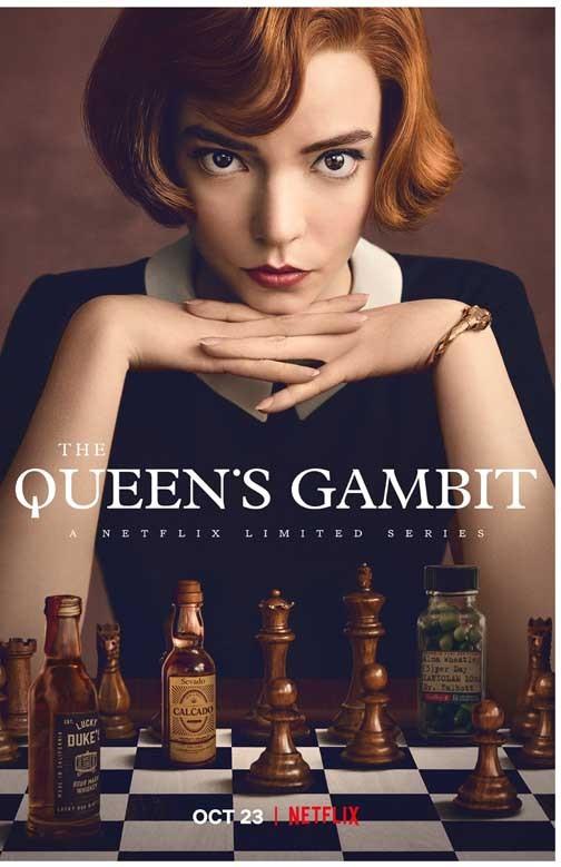Anya Taylor-Joy THE QUEEN'S GAMBIT chess board movie poster 11x17 Netflix