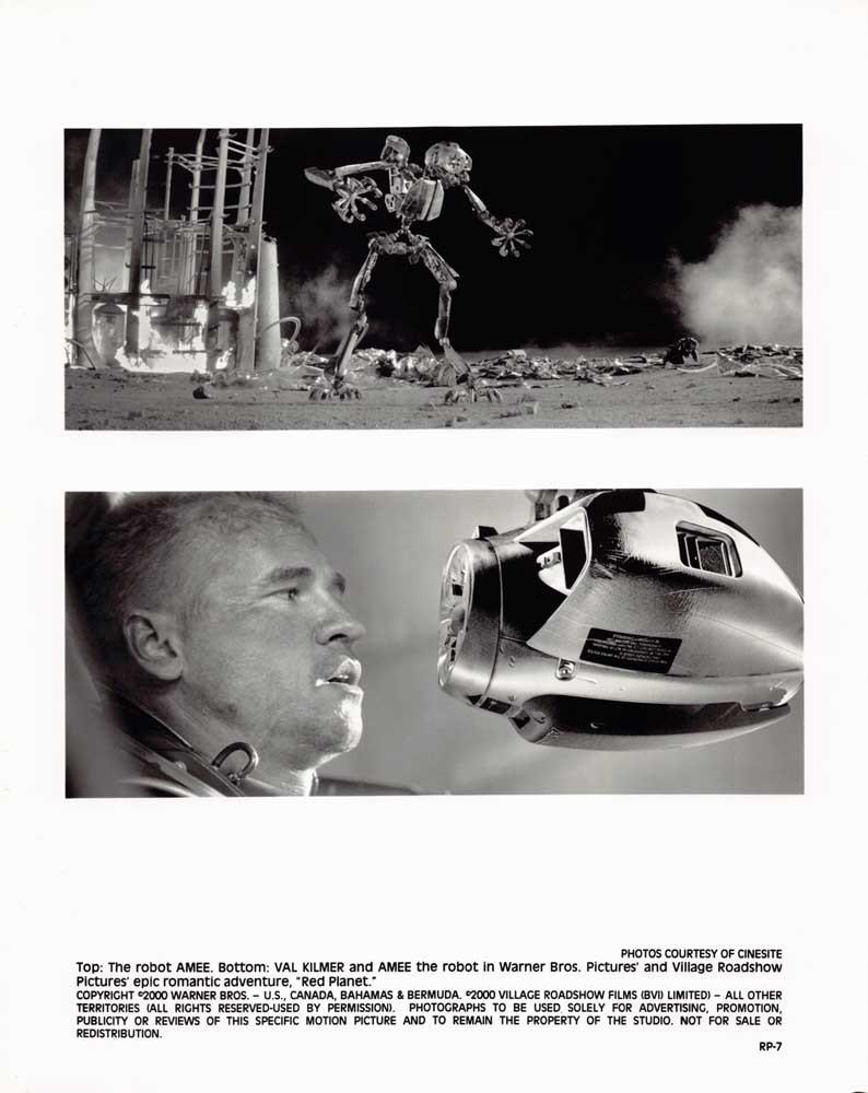 Carrie-Anne Moss RED PLANET Val Kilmer original press photos 2000