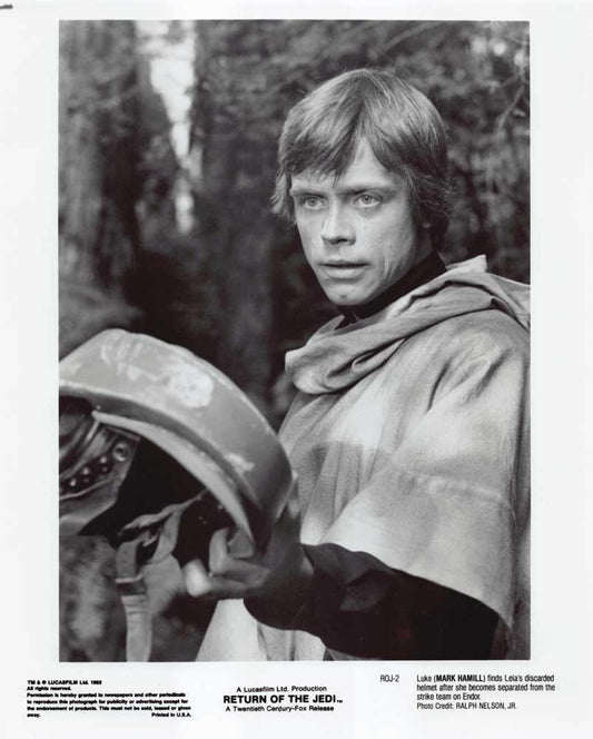 Mark Hamill Star Wars RETURN OF THE JEDI original 8x10 press photo 1983