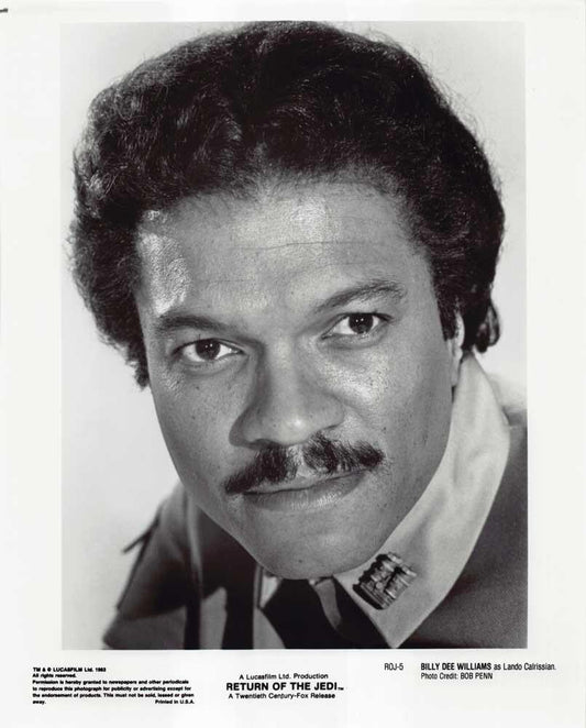 Billy Dee Williams Star Wars RETURN OF THE JEDI original 8x10 press photo 1983