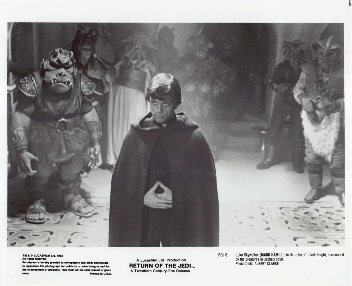 Mark Hamill Star Wars RETURN OF THE JEDI original 10x8 press photo 1983
