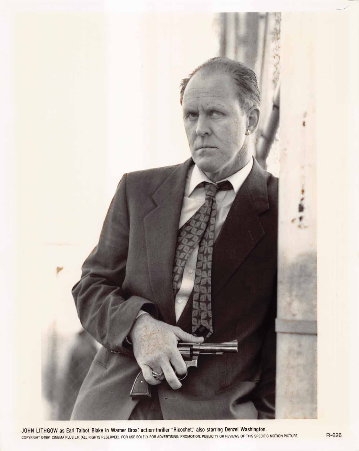 John Lithgow RICOCHET original 8x10 press photo 1991