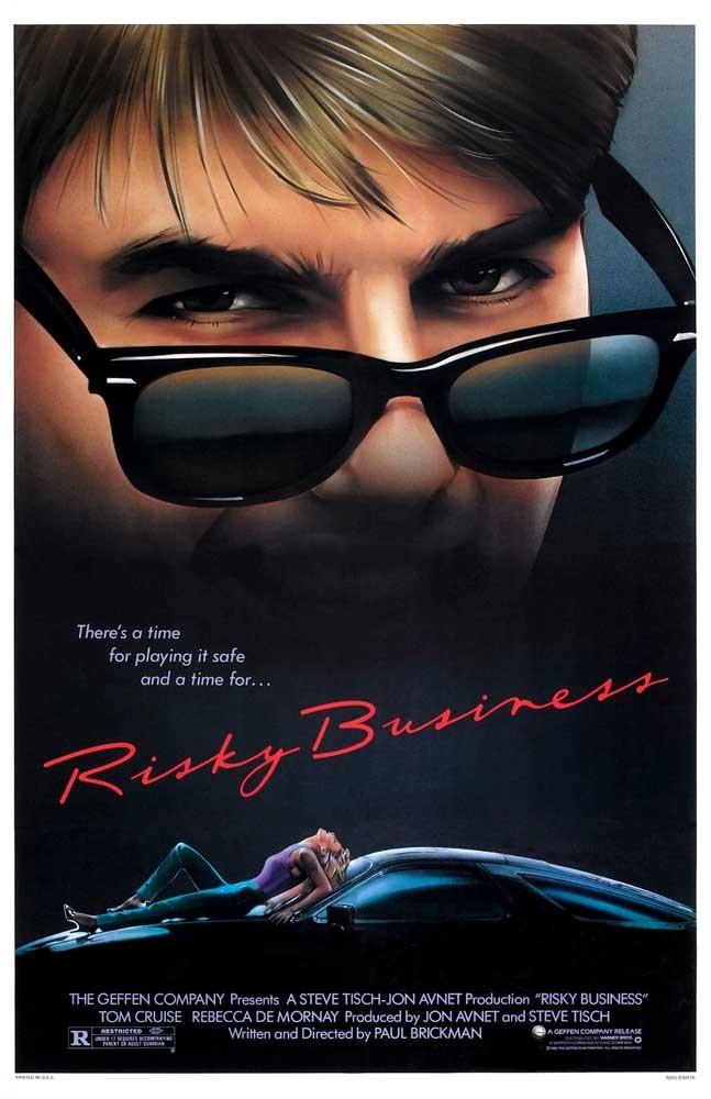 Tom Cruise RISKY BUSINESS Rebecca De Mornay movie poster 11x17