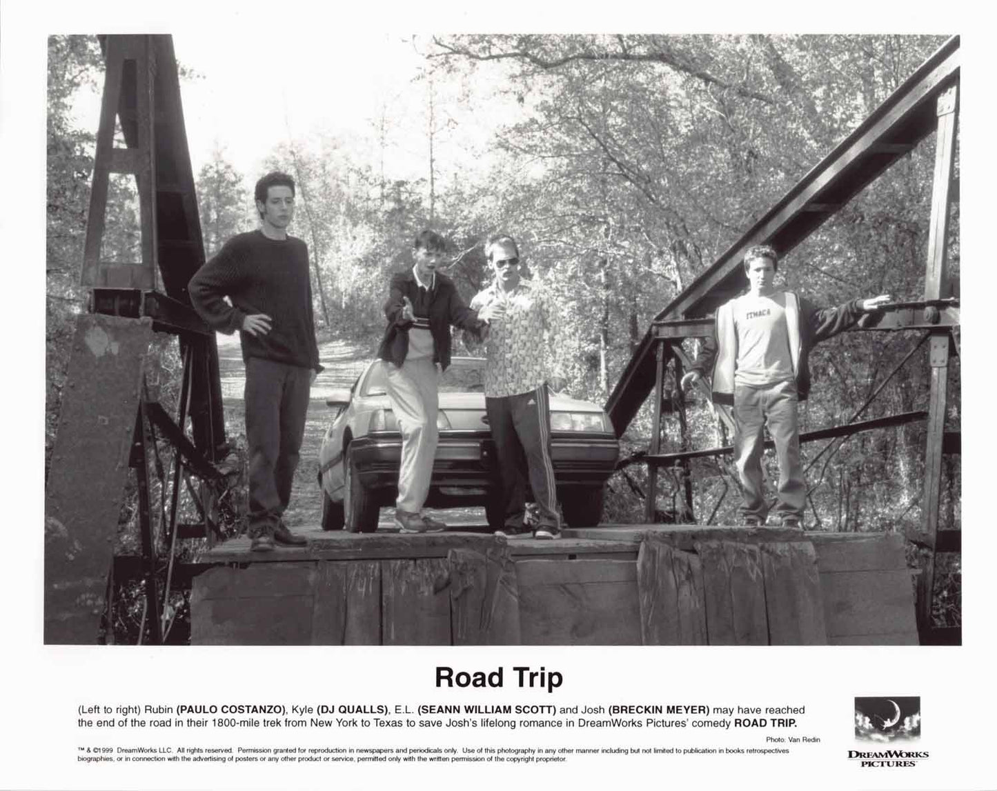 Sean William Scott ROAD TRIP Paul Costanzo original press photo 1999