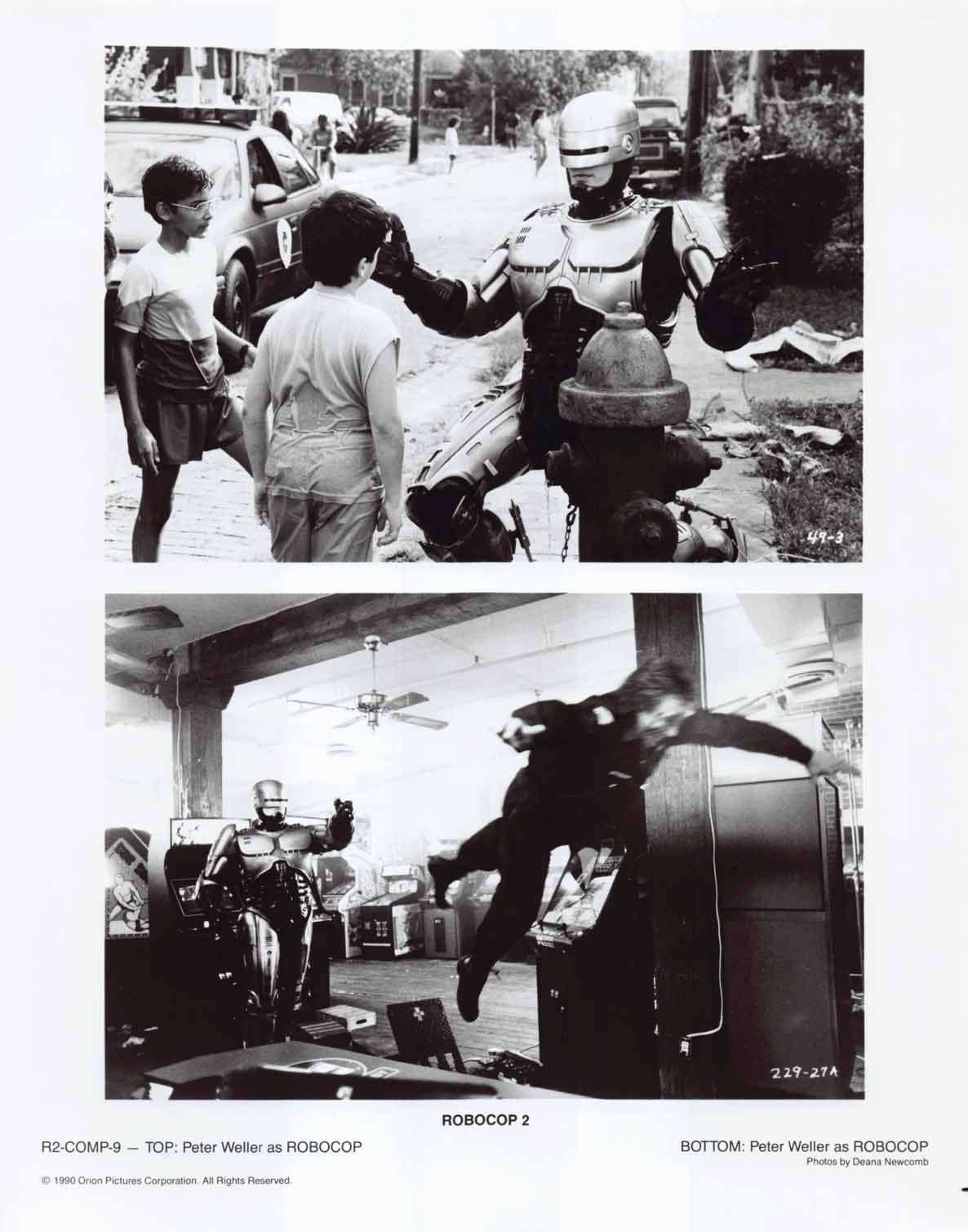 Peter Weller ROBOCOP 2 Nancy Allen original set 8x10 press photos 1990