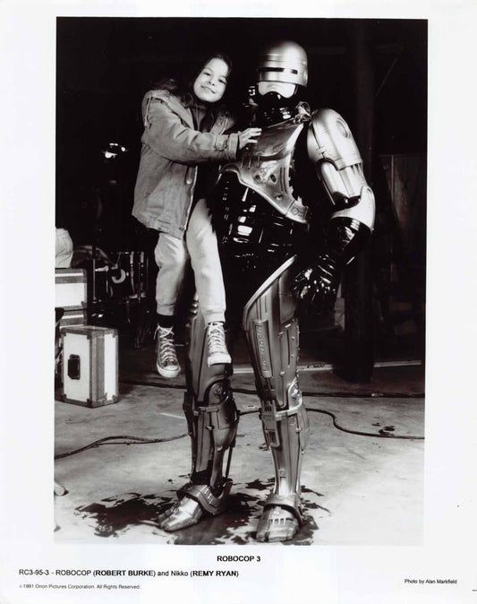 Robert Burke ROBOCOP 3 original 8x10 press photo 1991