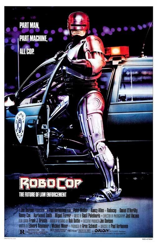 Peter Weller ROBOCOP Nancy Allen Kurtwood Smith movie poster 11x17
