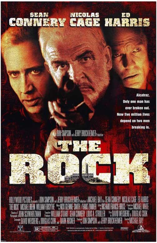 Sean Connery THE ROCK Nicolas Cage Ed Harris movie poster 11x17