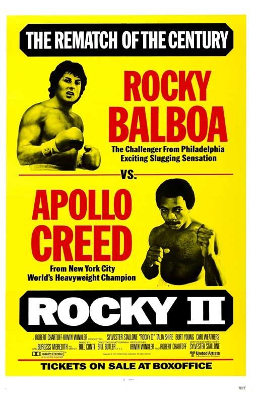 Sylvester Stallone ROCKY 2 Talia Shire Carl Weathers movie poster 11x17