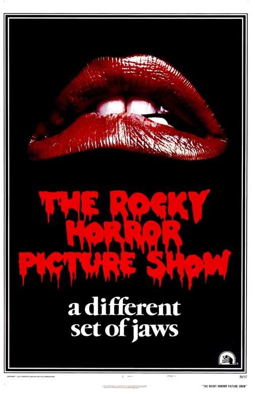 Tim Curry ROCKY HORROR PICTURE SHOW Bostwick Sarandon advance movie poster 11x17