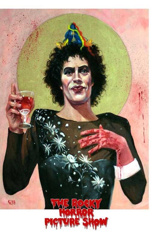 Tim Curry ROCKY HORROR PICTURE SHOW character movie poster 11x17