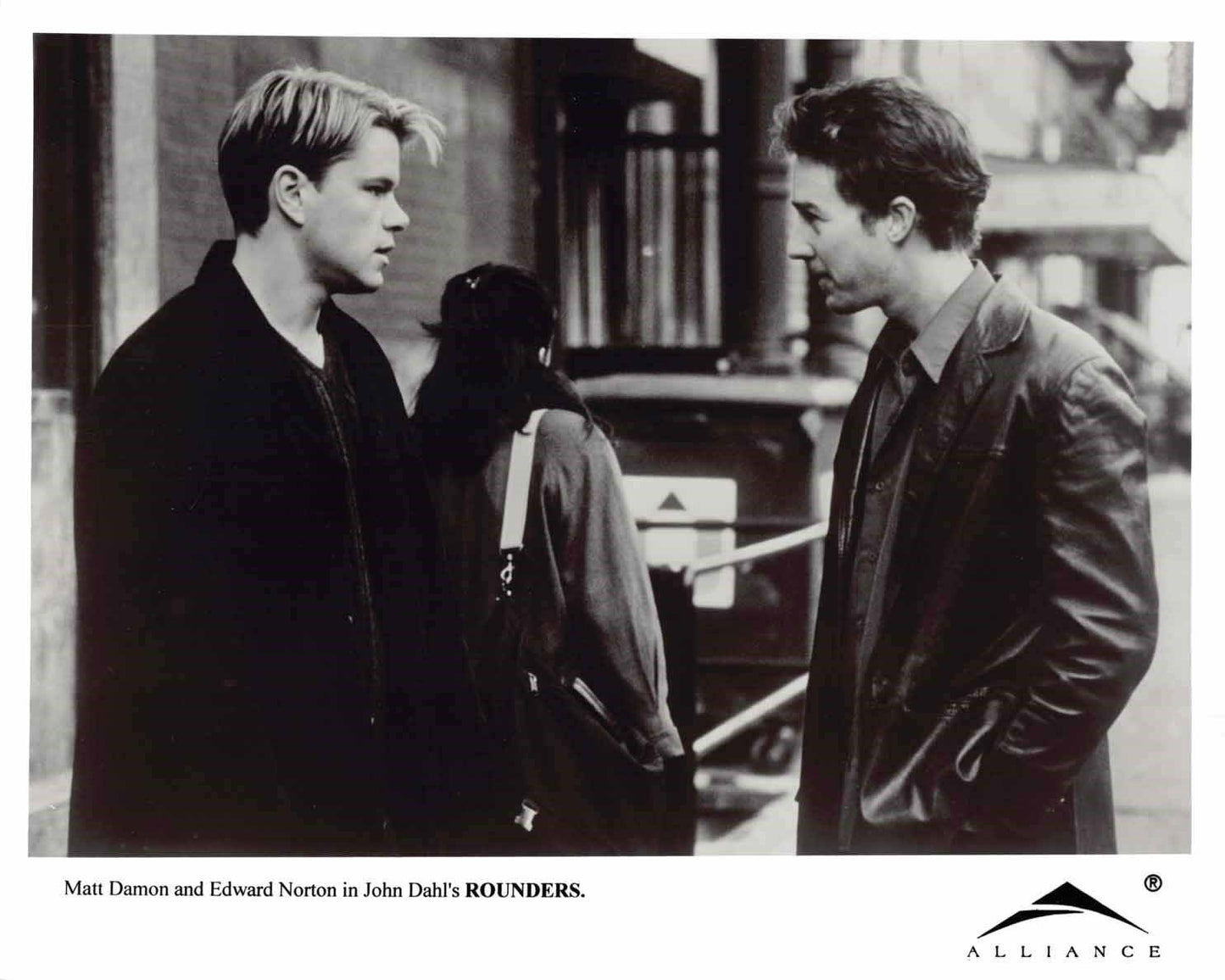 Matt Damon ROUNDERS Edward Norton original press photo 1998