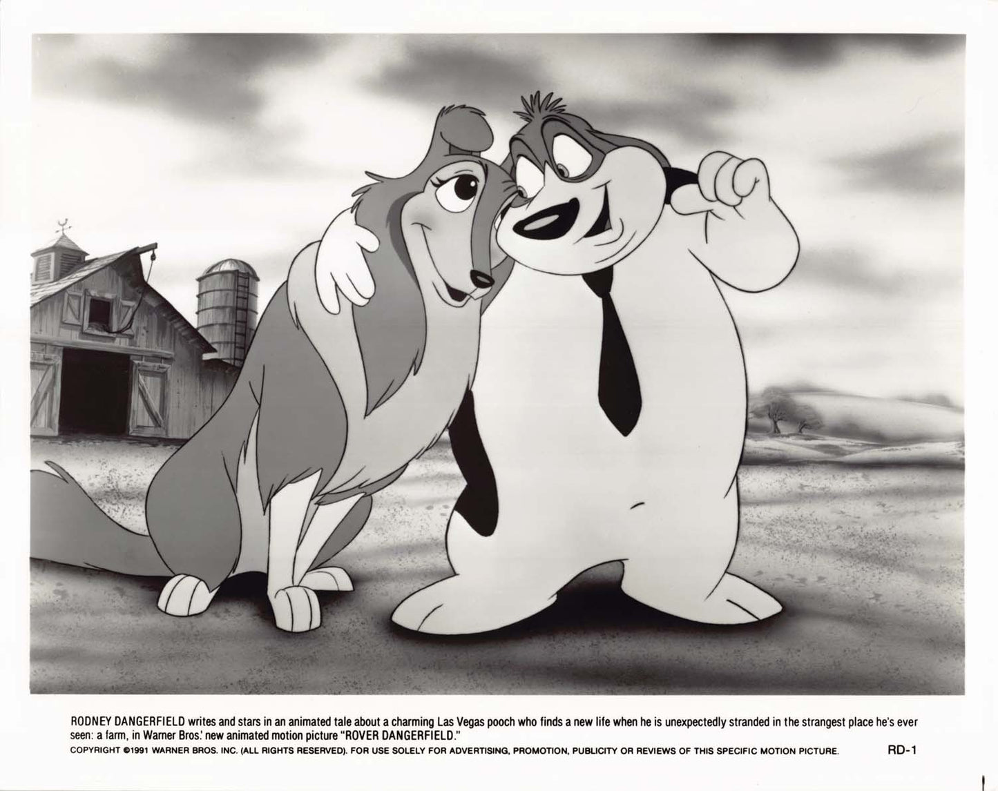 Rodney Dangerfield ROVER DANGERFIELD 1991 original 8x10 press photo