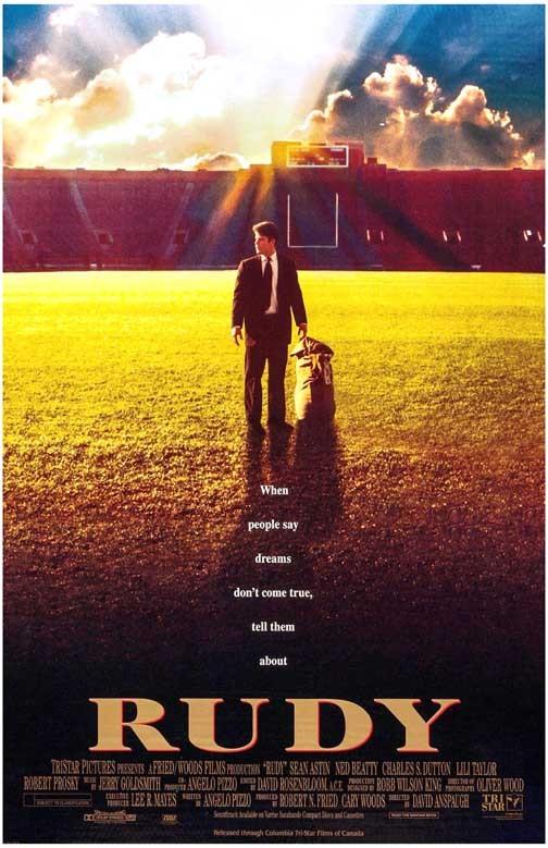 Sean Astin RUDY movie poster 11x17