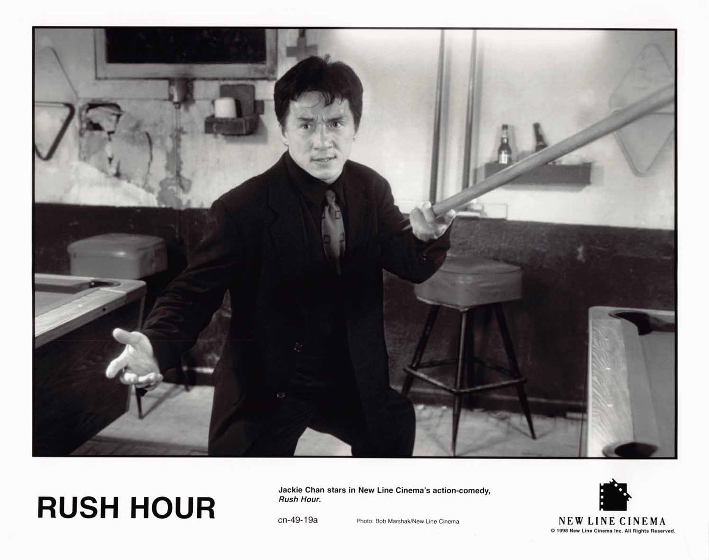 Jackie Chan RUSH HOUR Chris Tucker original 8x10 set of press photos 1998