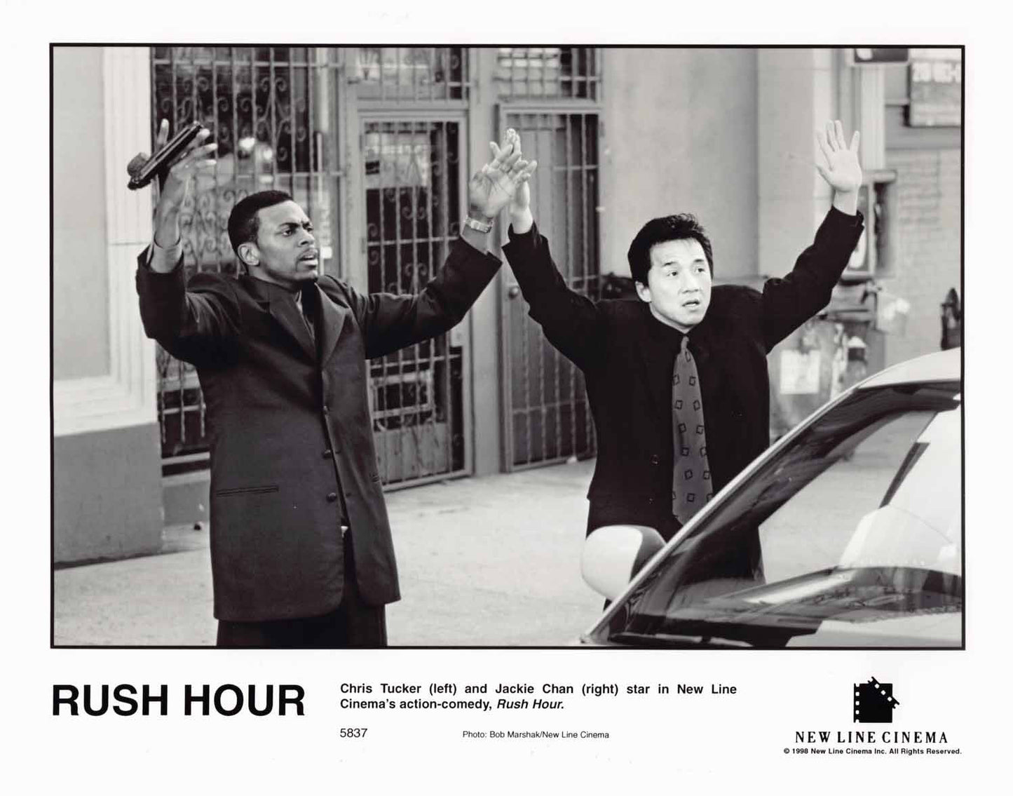 Jackie Chan RUSH HOUR Chris Tucker original 8x10 set of press photos 1998