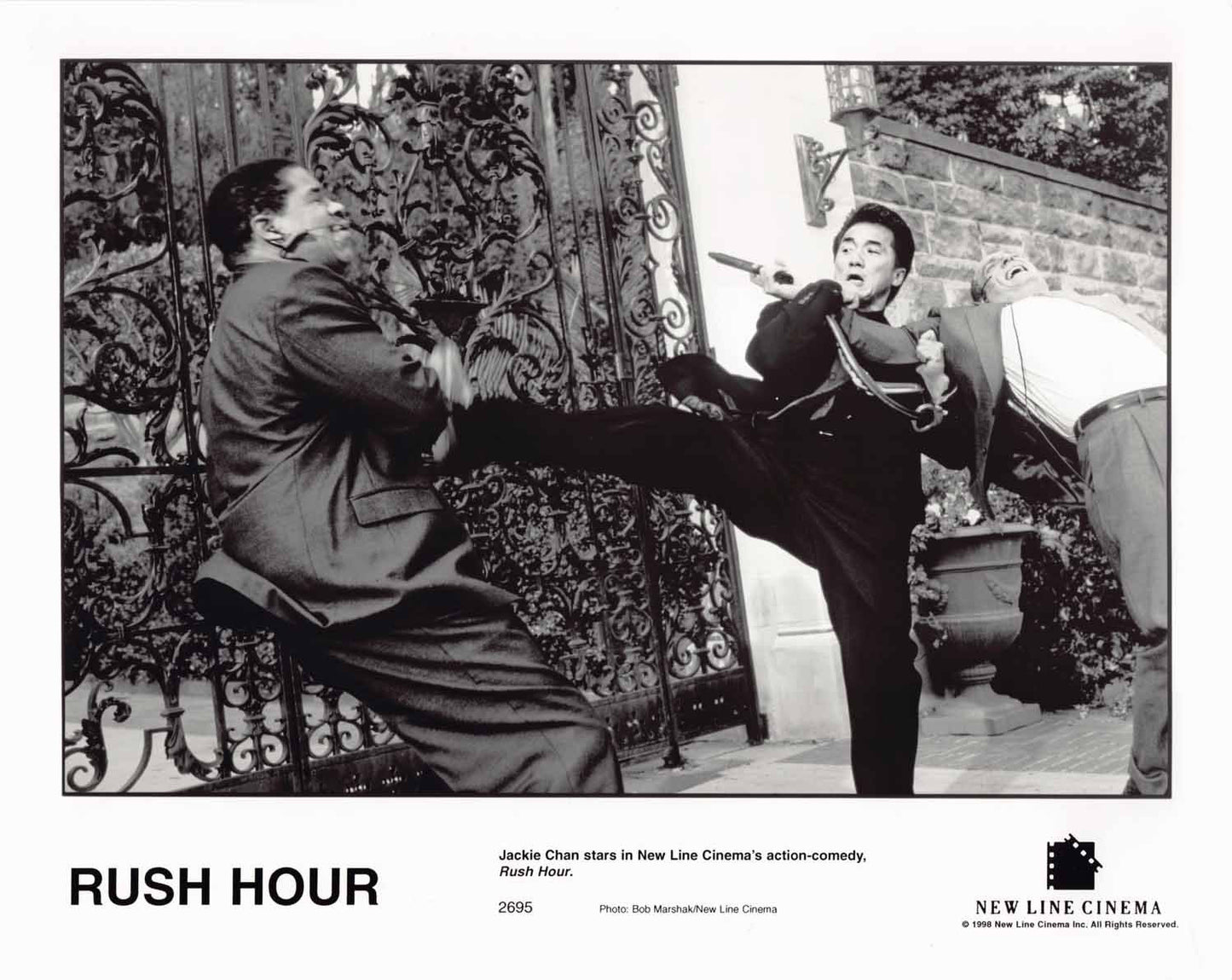 Jackie Chan RUSH HOUR Chris Tucker original 8x10 set of press photos 1998