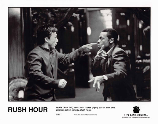 Jackie Chan RUSH HOUR Chris Tucker original 8x10 set of press photos 1998