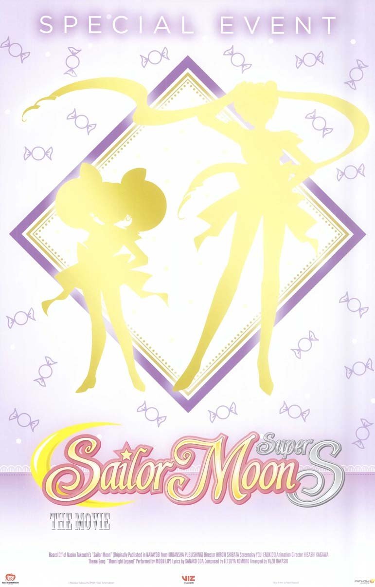 SAILOR MOON SUPER S THE MOVIE original D/S movie poster 11x17