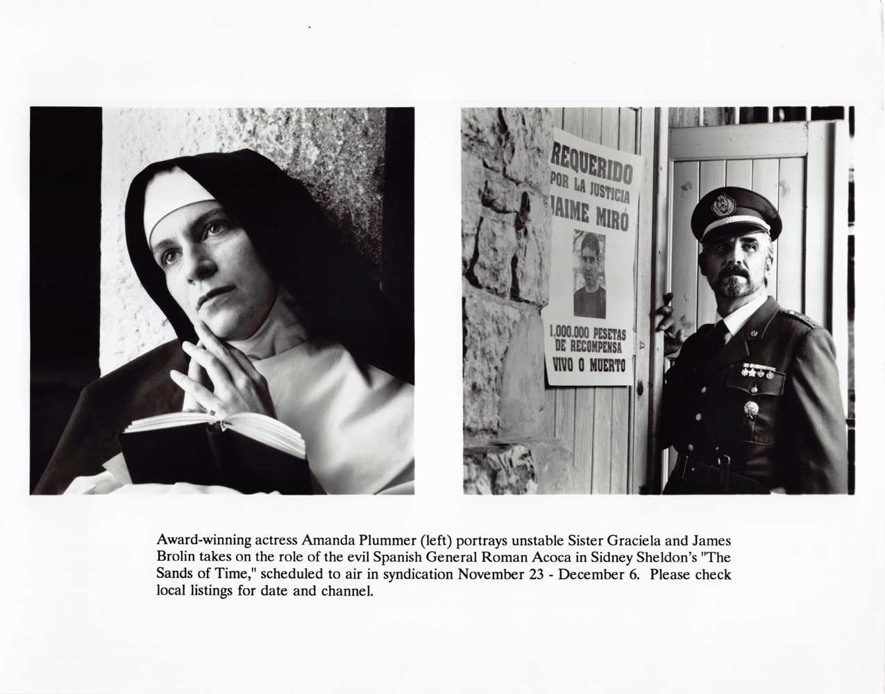 Amanda Plummer THE SANDS OF TIME James Brolin original 8x10 studio press photo