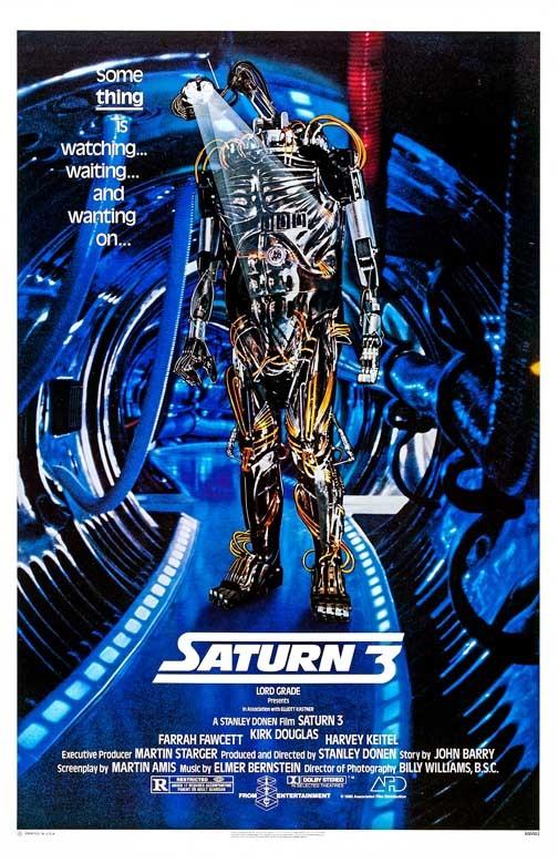 Farrah Fawcett SATURN 3 Kirk Douglas movie poster 11x17