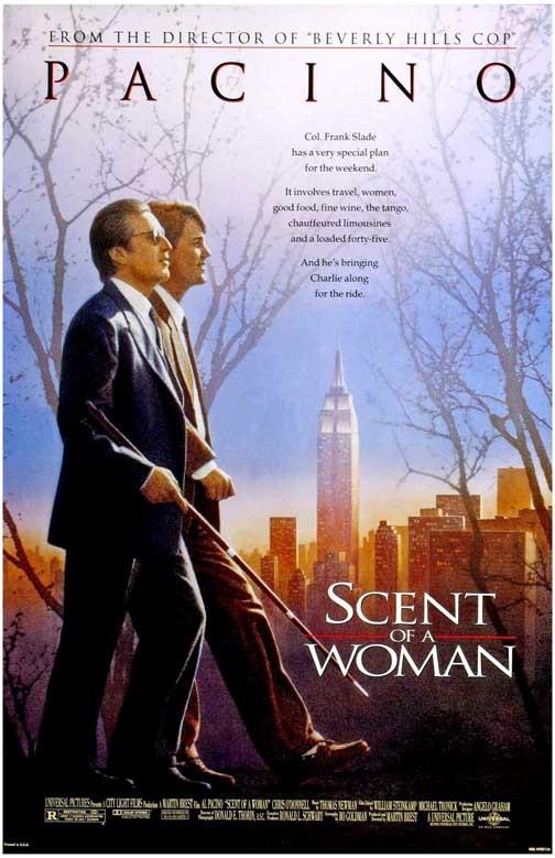 Al Pacino SCENT OF A WOMAN Chris O'Donnell movie poster 11x17